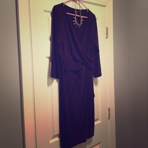 Chaps XL purple dress
